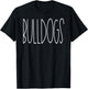 Bulldogs School Spirit Team Mascot Teacher Gift Men Women T-Shirt - T-Shirt | Black