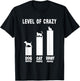 Bunny Outfit Rabbit Owners Level Of Crazy Bunny People T-Shirt - T-Shirt | Black