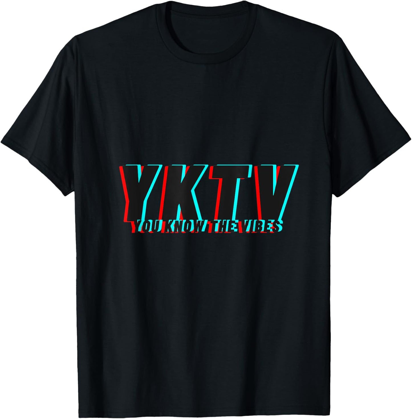 YKTV You Know The Vibes T-Shirt - T-Shirt | Black