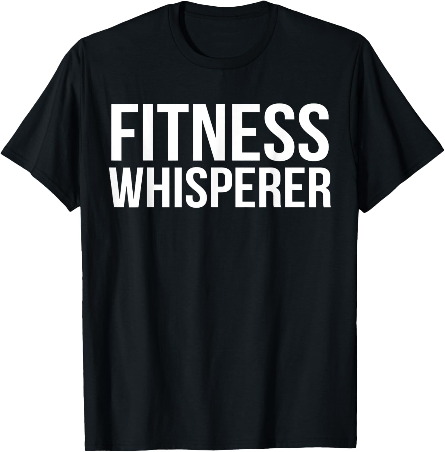 Fitness Whisperer Funny Personal Trainer PT Gym Coach Gift T-Shirt - T-Shirt | Black