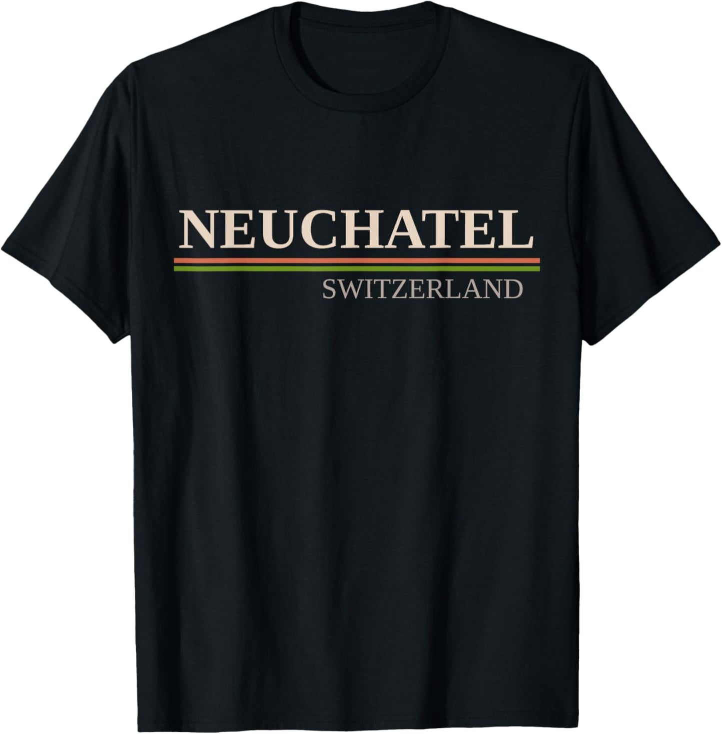 Neuchatel Switzerland T-Shirt - T-Shirt | Black