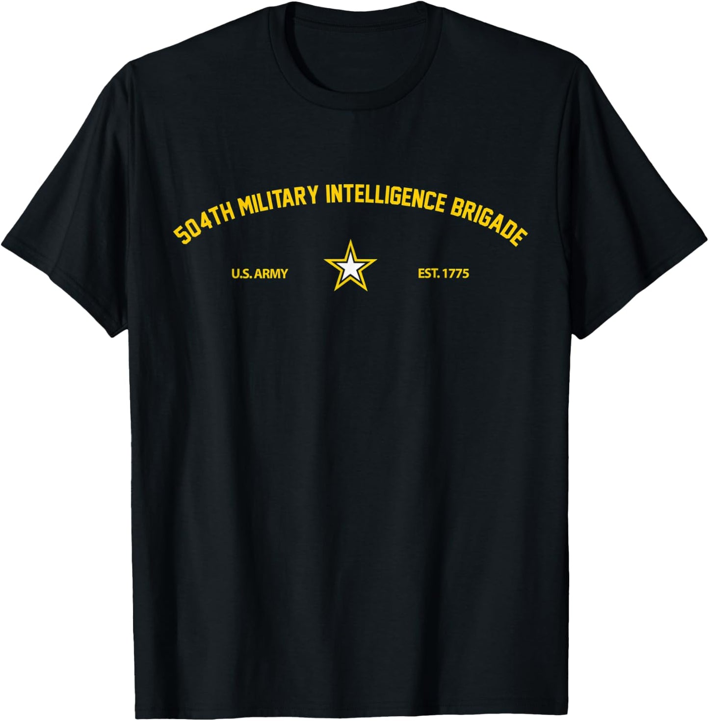 US Army 504th Military Intelligence Brigade T-Shirt - T-Shirt | Black