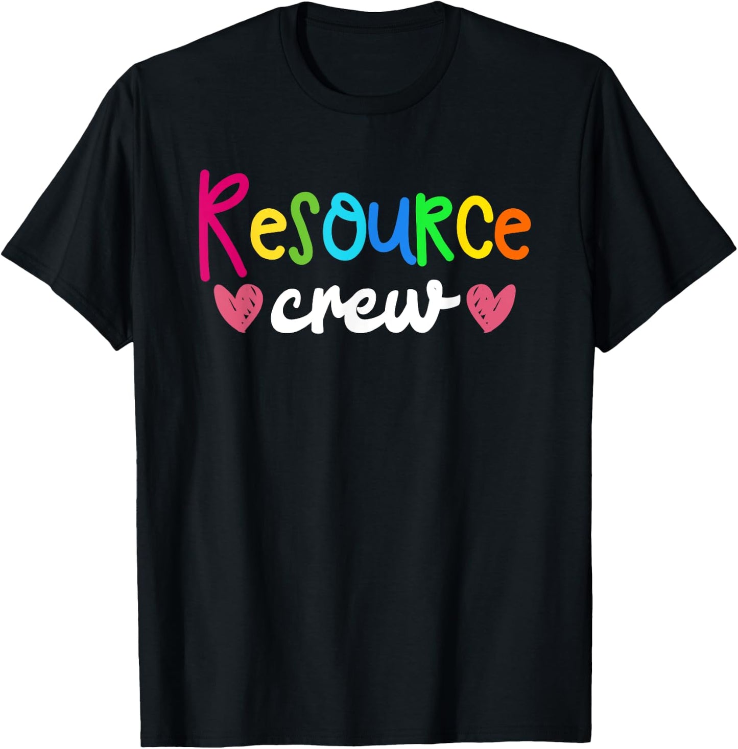 Resource Crew Special Education Teacher Special Ed Gift Women T-Shirt - T-Shirt | Black
