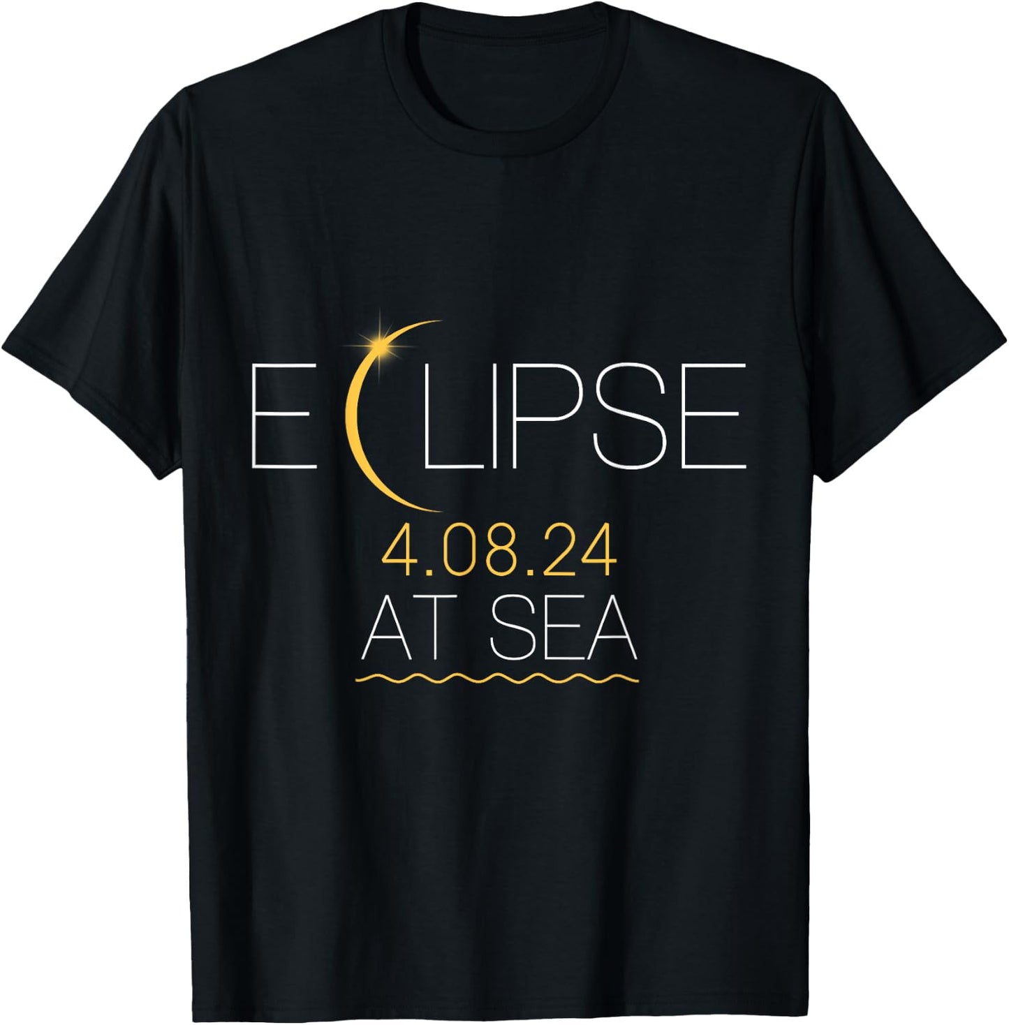 Total Solar Eclipse 2024 Totality USA Spring April 4, 2024 T-Shirt - T-Shirt | Black