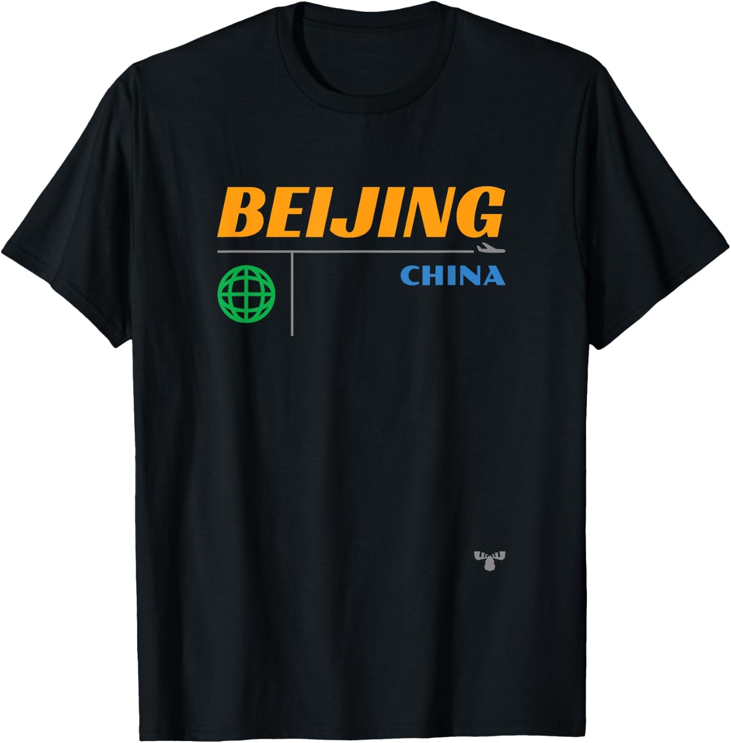 Beijing Mid Century T-Shirt - T-Shirt | Black