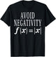 Avoid Negativity Math Equation Teacher Funny Gift Men Women T-Shirt - T-Shirt | Black