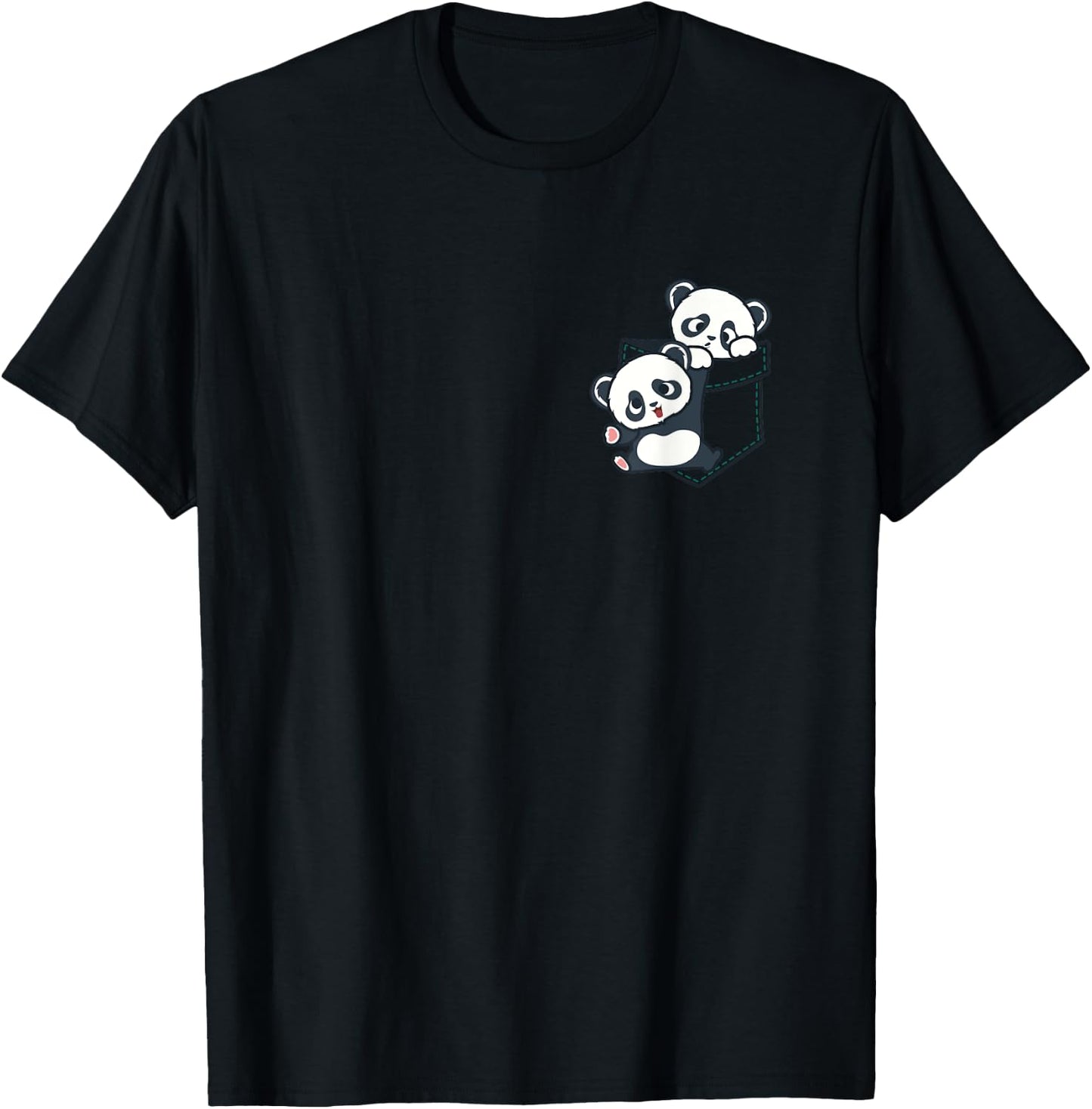 Panda Shirt Men Women Panda Lover Gift Panda T-Shirt - T-Shirt | Black