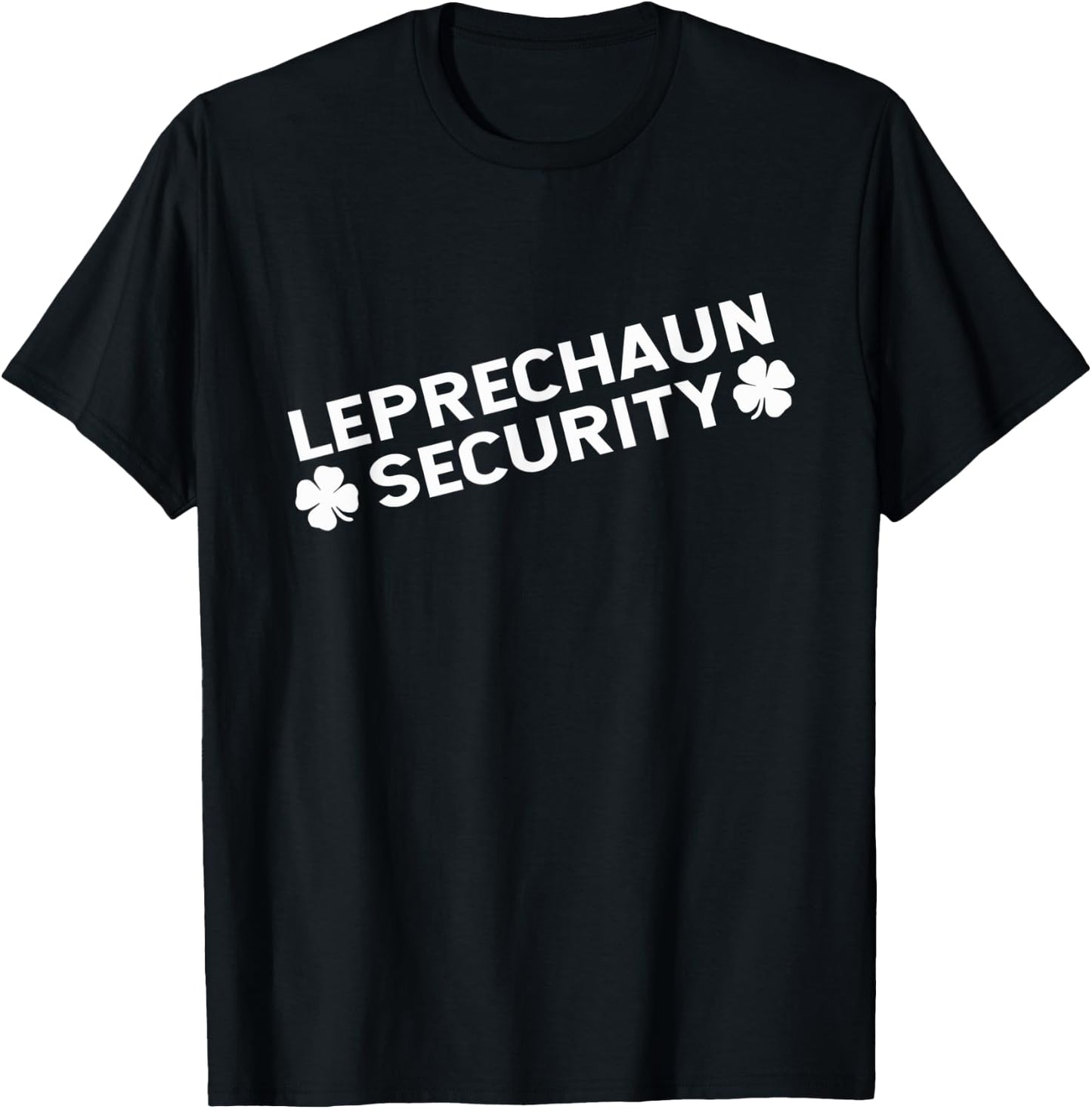 Funny St Patricks Day Irish Leprechaun Security T-Shirt - T-Shirt | Black