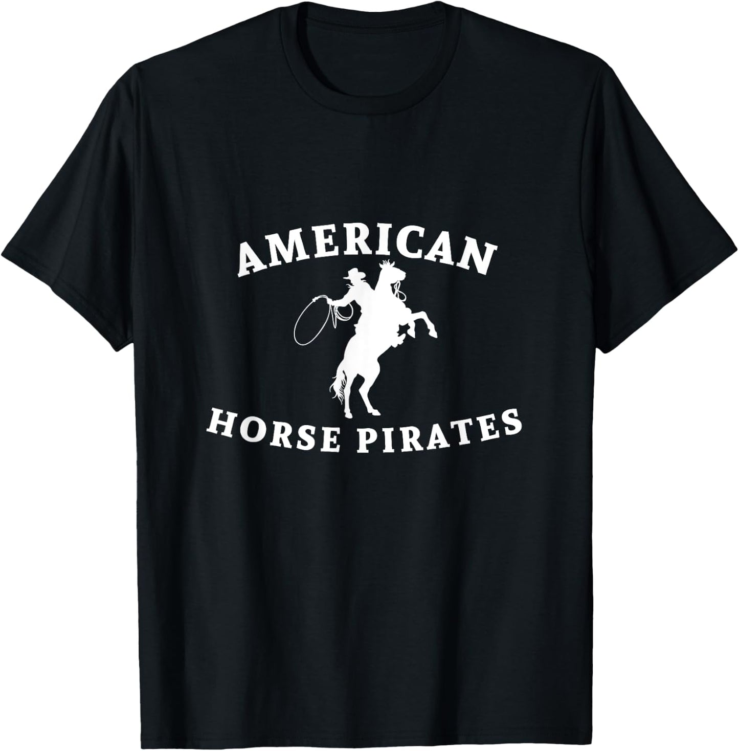 American Horse Pirates T-Shirt - T-Shirt | Black