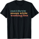 Can't Throw Stones While Washing Feet, Jesus Faith T-Shirt - T-Shirt | Black