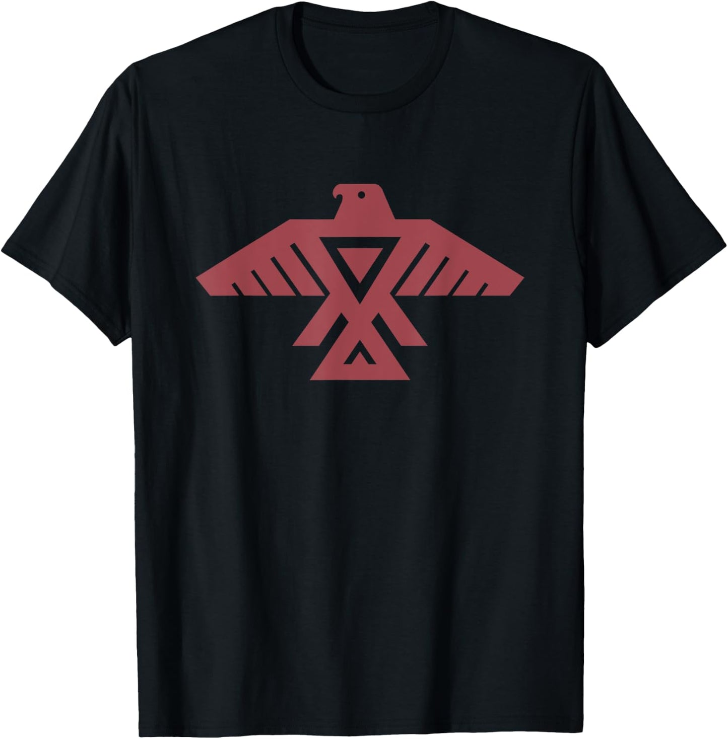 Native American Thunderbird Funny Tribal Art Gift Men Women T-Shirt - T-Shirt | Black