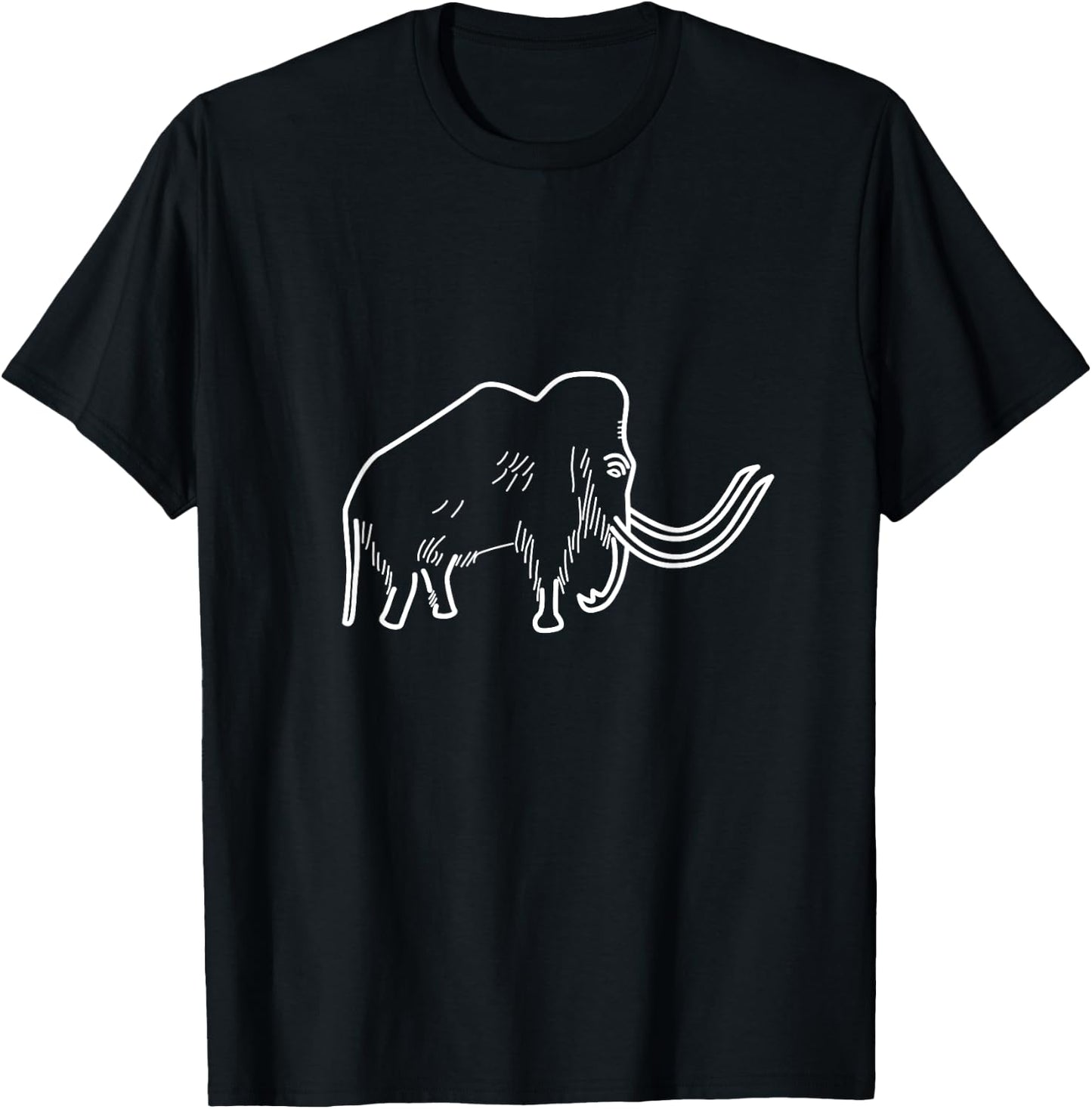 Cave art Mammoth Rouffignac T-Shirt - T-Shirt | Black