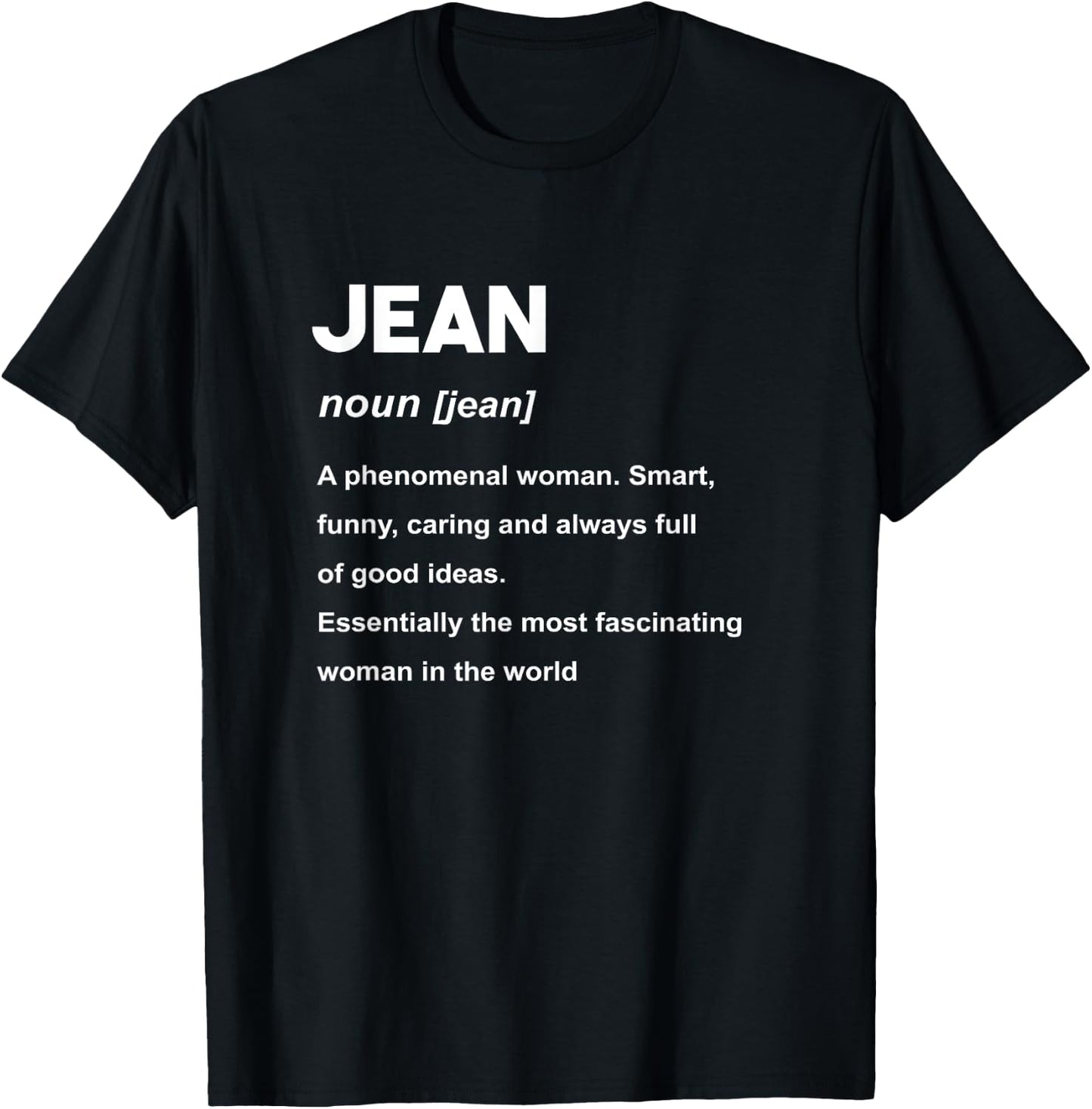Jean Name T-Shirt - T-Shirt | Black