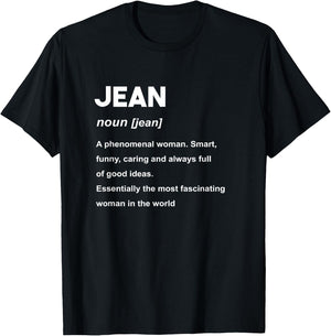 Jean Name T-Shirt - T-Shirt | Black