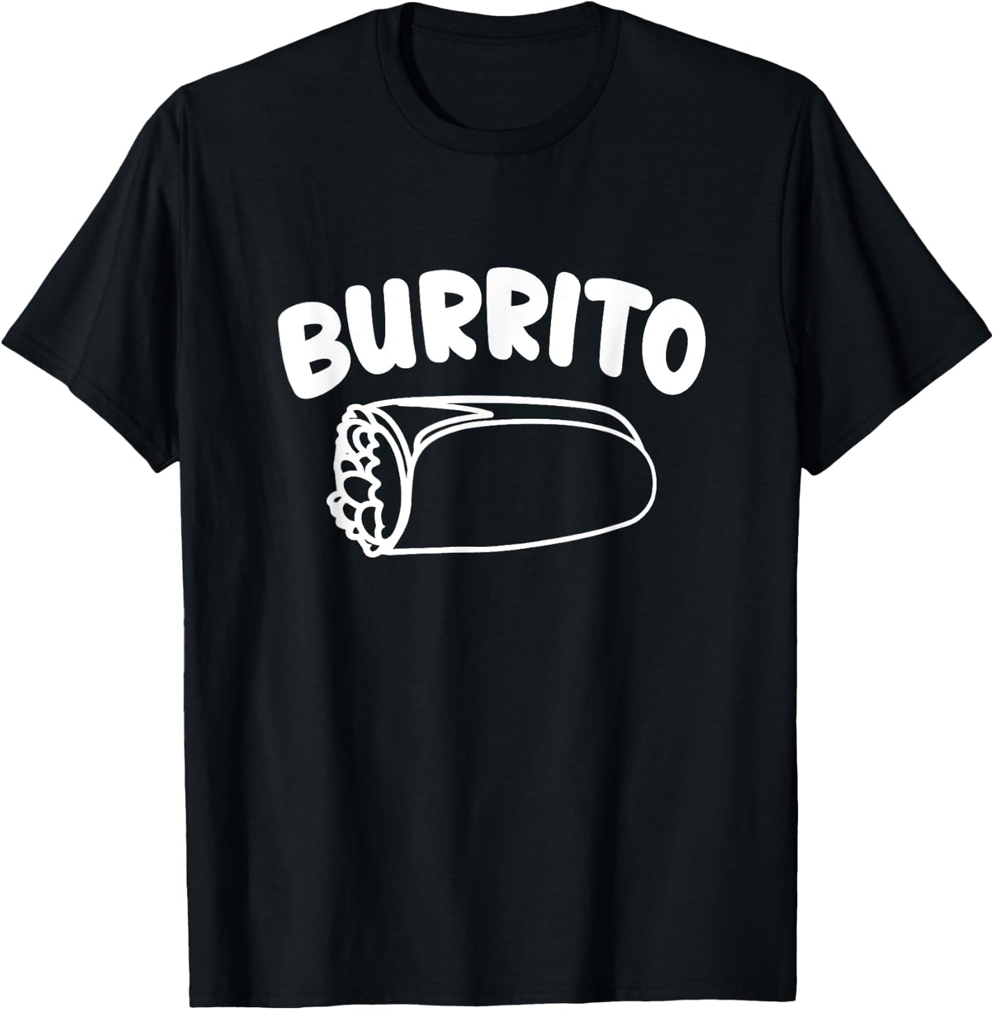 Burrito Taco Taquito Mexican Food Family Matching Outfits T-Shirt - T-Shirt | Black