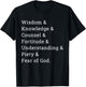 7 Gifts Of The Holy Spirit T-Shirt - T-Shirt | Black