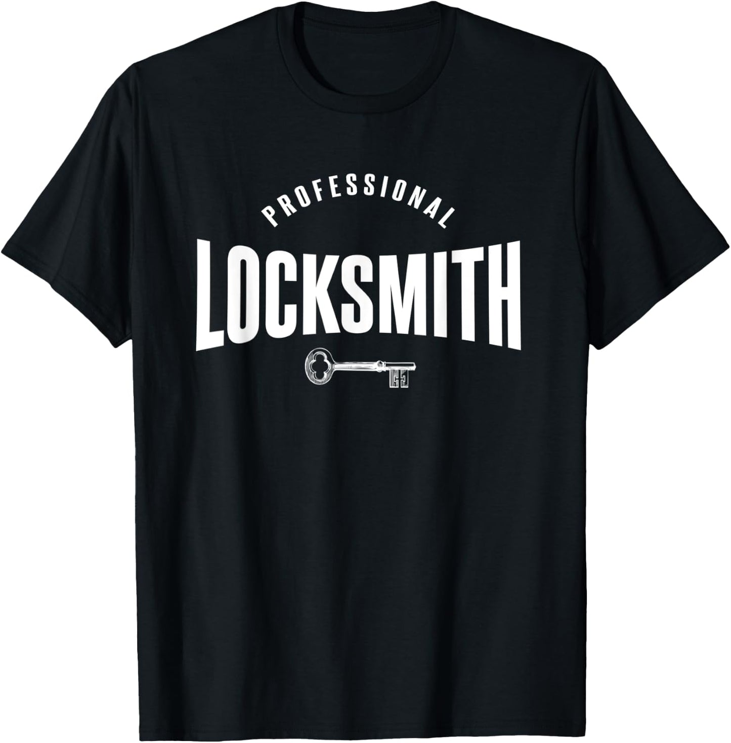 Professional Locksmith | Proud Locksmithing Lover Gift T-Shirt - T-Shirt | Black