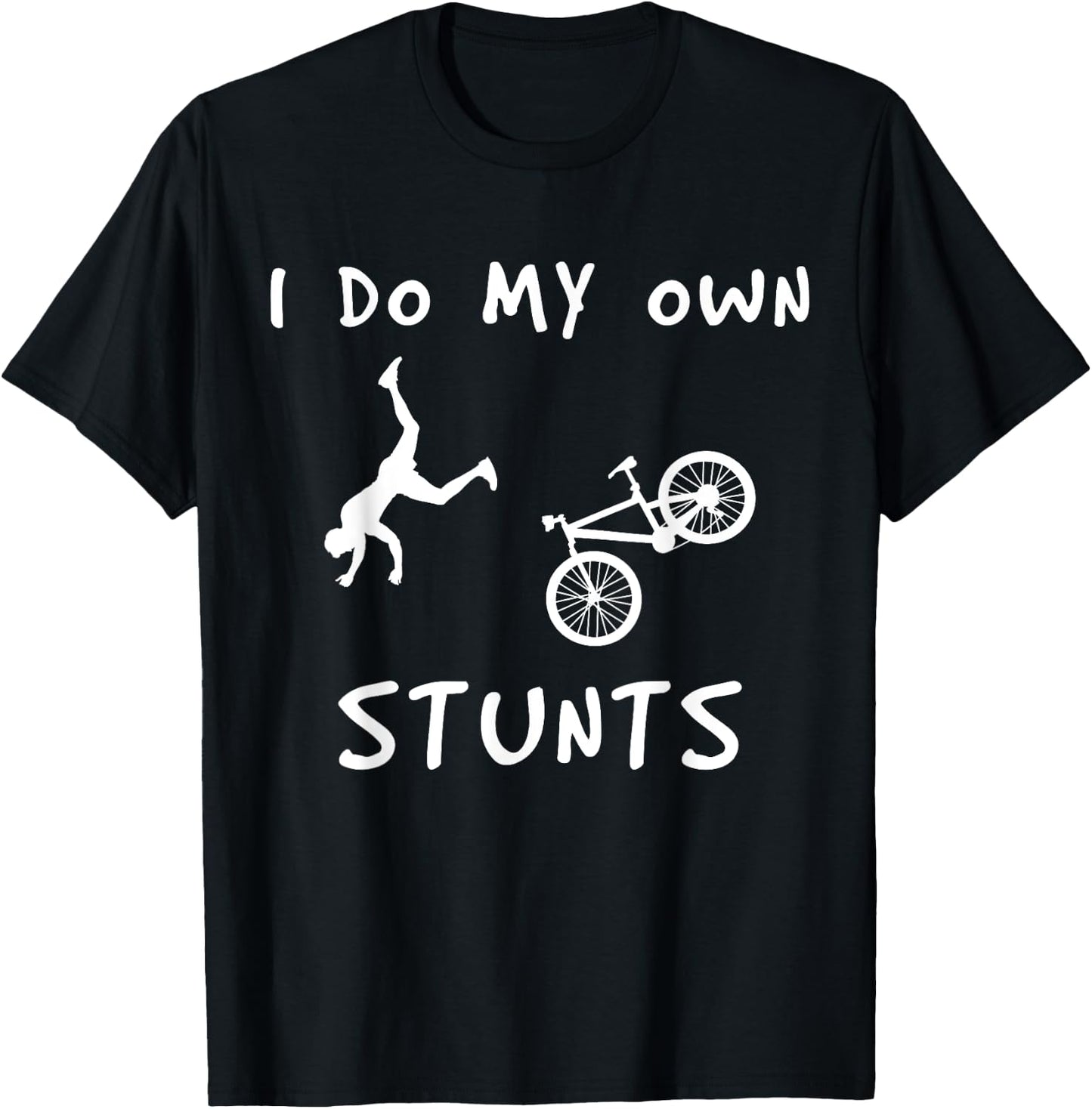 Bicycle Stunt Gift - Bicycle Stuntman T-Shirt - T-Shirt | Black