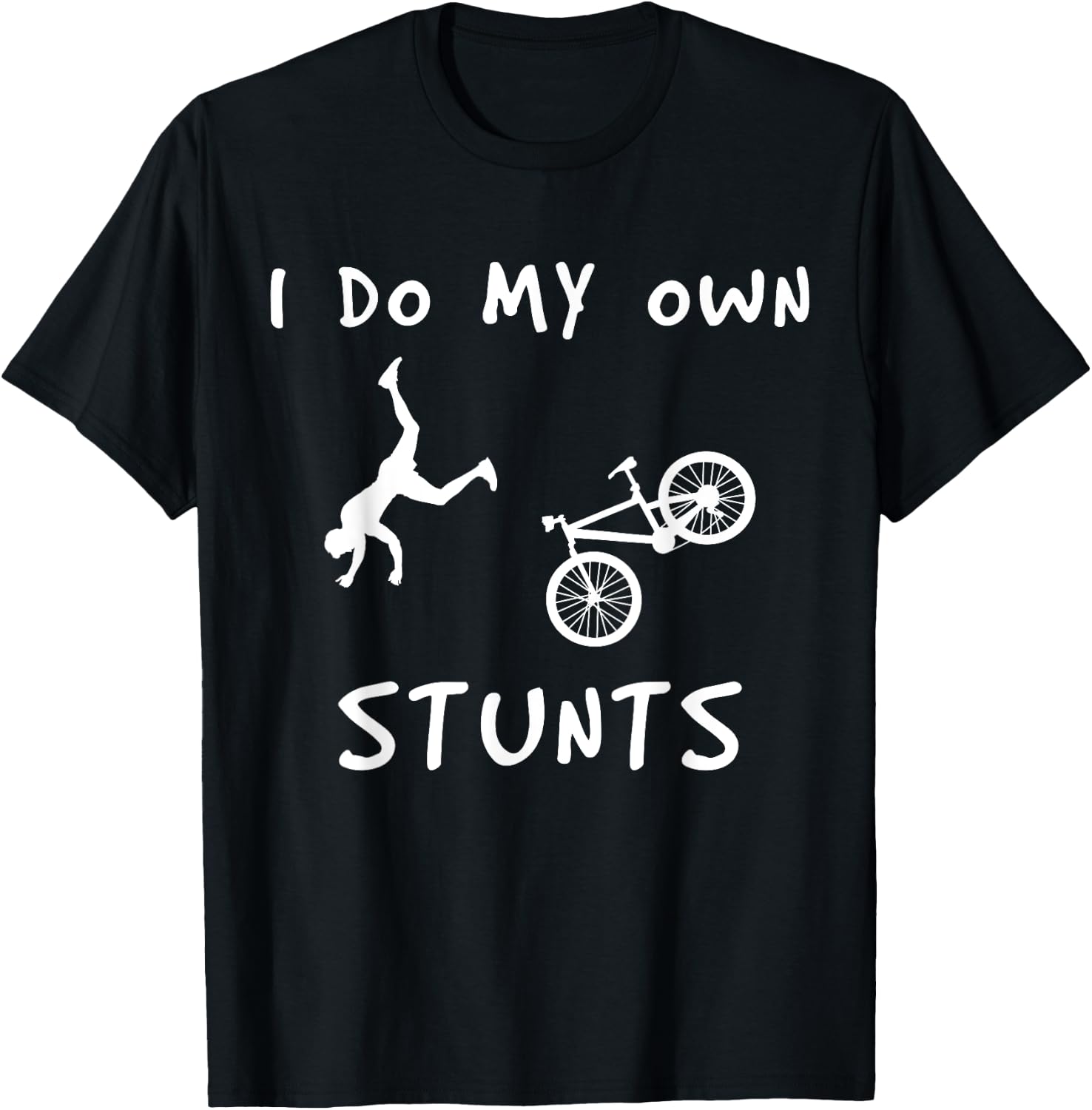 Bicycle Stunt Gift - Bicycle Stuntman T-Shirt - T-Shirt | Black