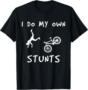 Bicycle Stunt Gift - Bicycle Stuntman T-Shirt - T-Shirt | Black