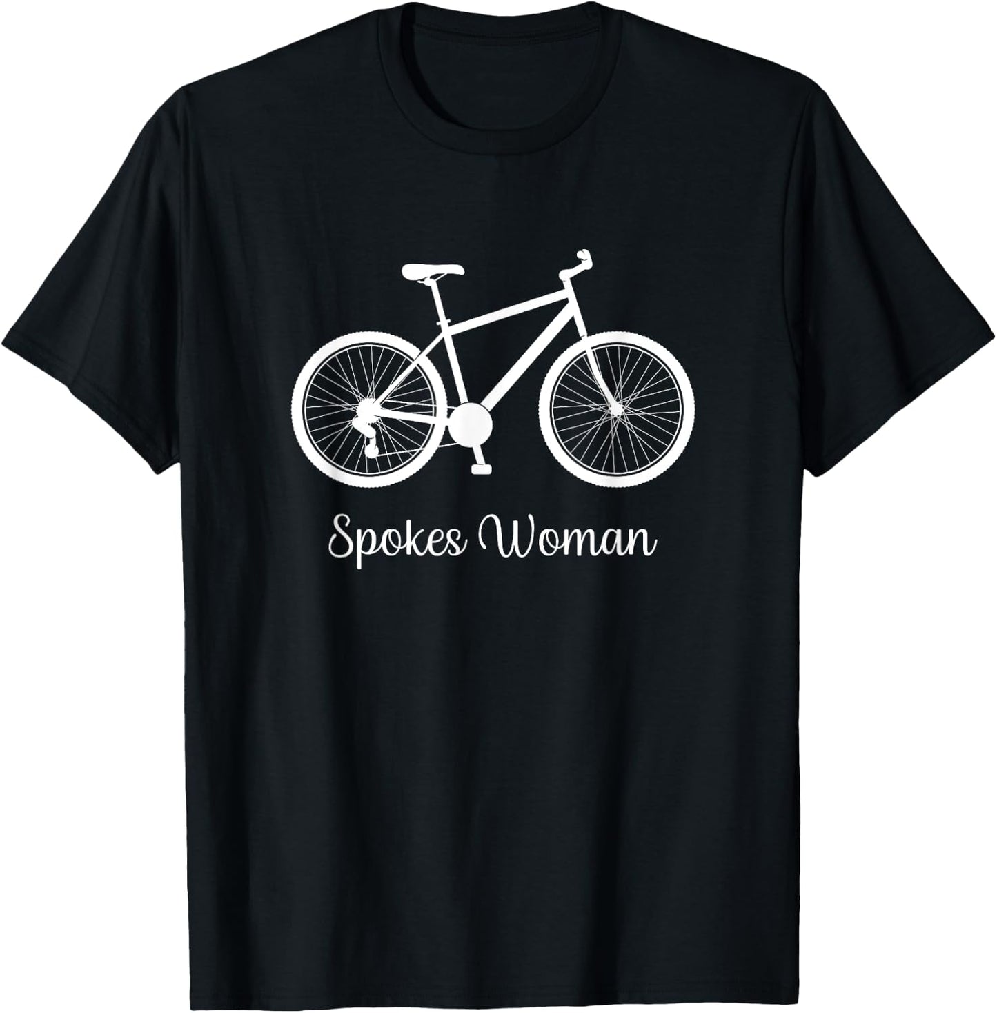 Spokes Women, Lady Boss, Bicyle Cycling Biking, Adventurer T-Shirt - T-Shirt | Black