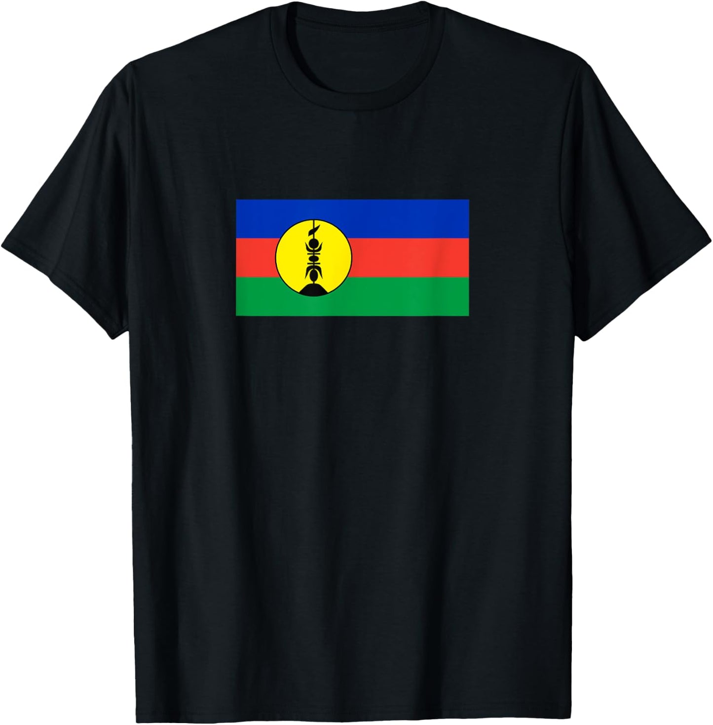 New Caledonia Flag Shirt Flag of New Caledonia T-Shirt - T-Shirt | Black