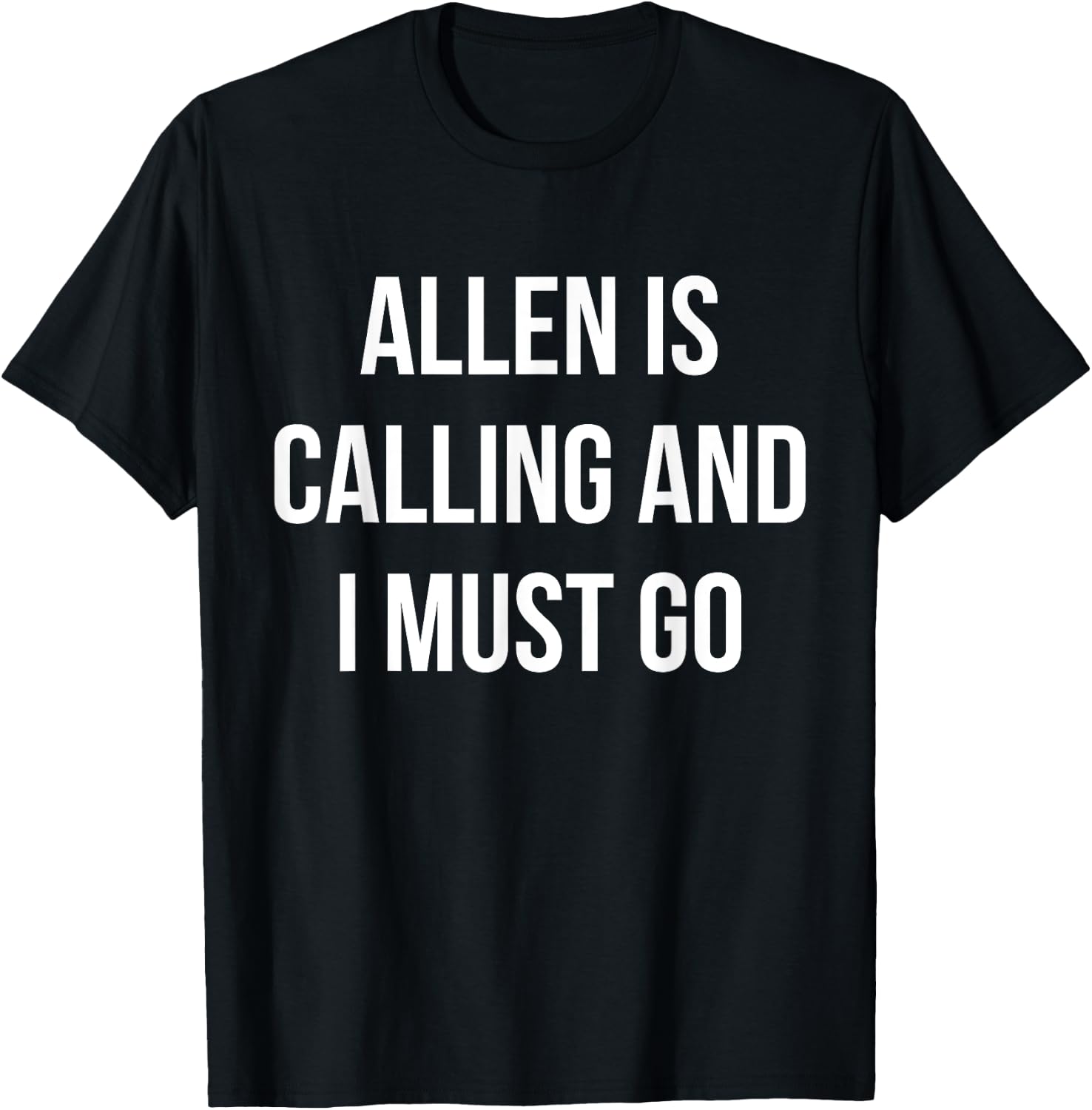 Allen City Funny Allen T-Shirt - T-Shirt | Black