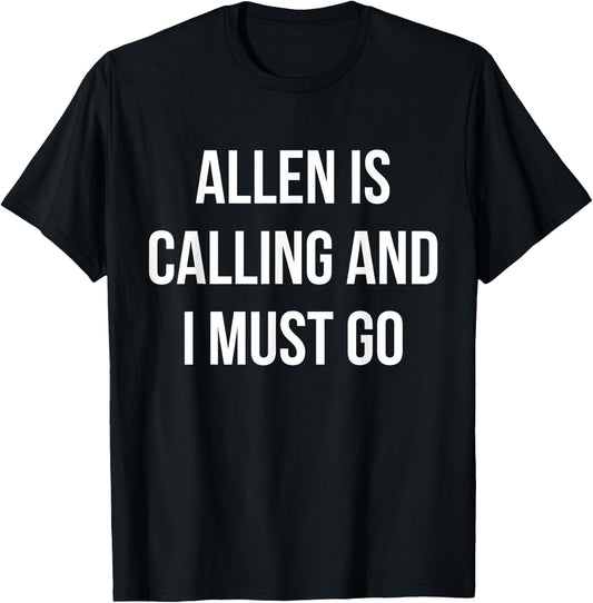 Allen City Funny Allen T-Shirt - T-Shirt | Black