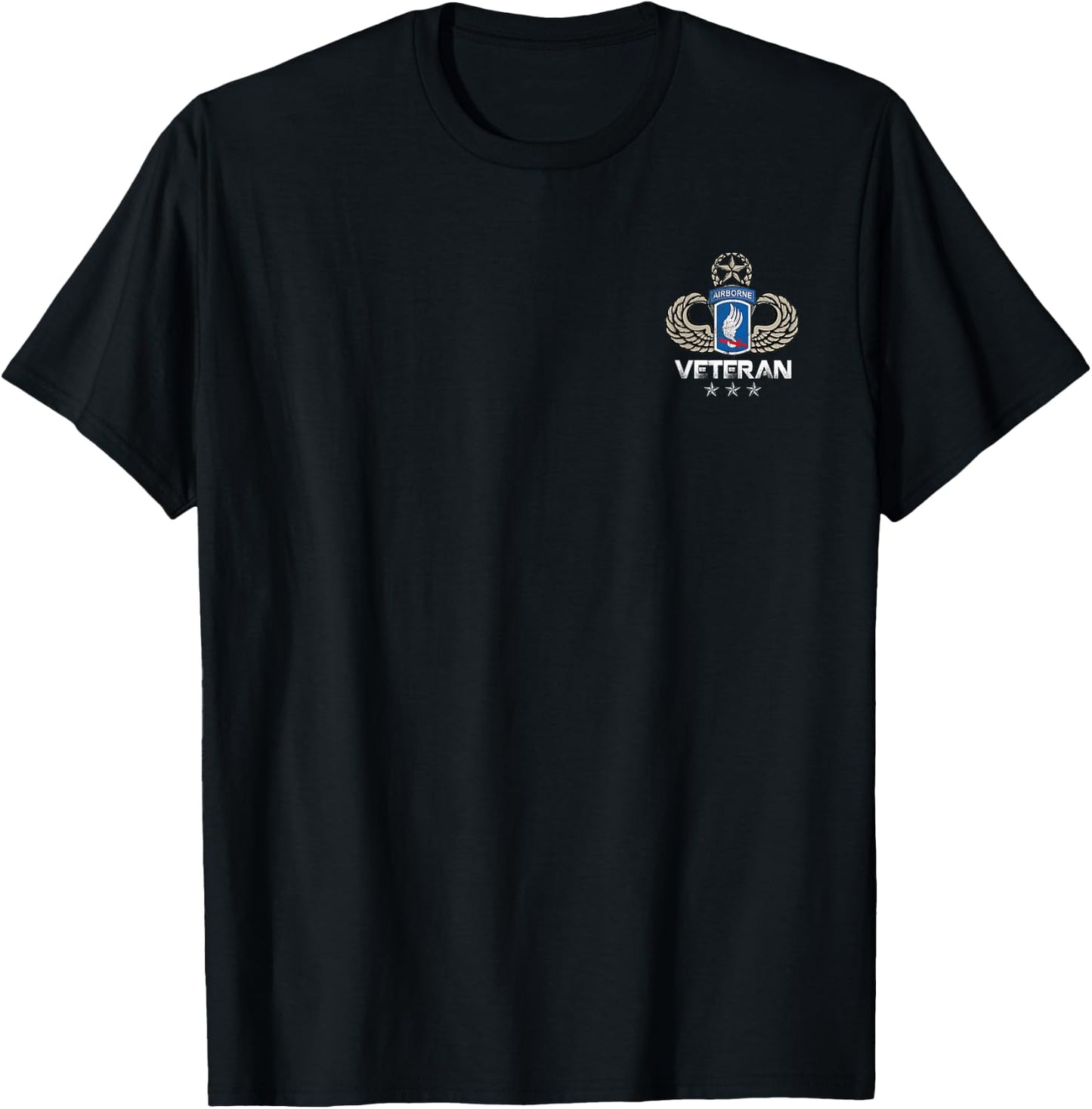 Proud 173rd Airborne Brigade Veteran - Airborne Paratrooper T-Shirt - T-Shirt | Black
