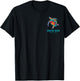 Costa Rica Pura Vida Vintage Vacation Shirt Beach Sea Turtle T-Shirt - T-Shirt | Black