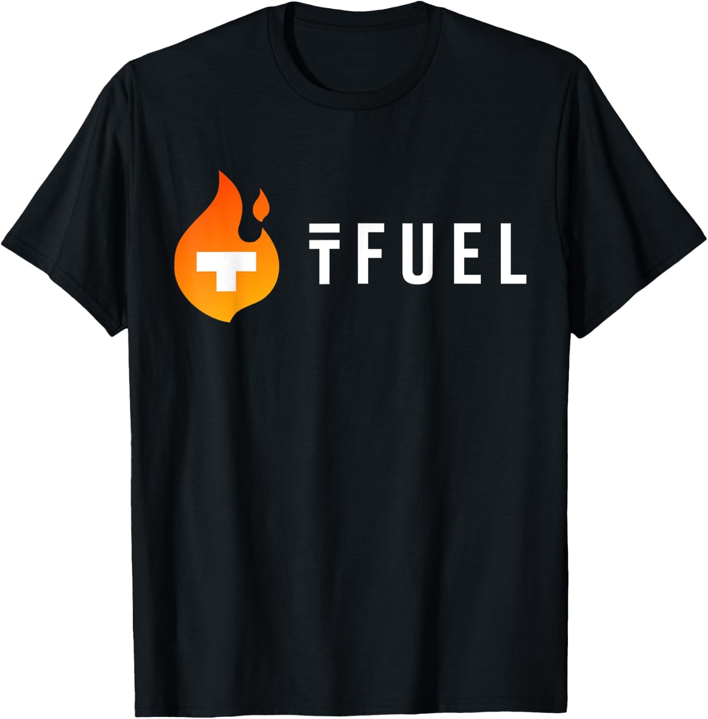 TFUEL Crypto Token Flame - Theta Fuel Coin - HODL - Dapps T-Shirt - T-Shirt | Black
