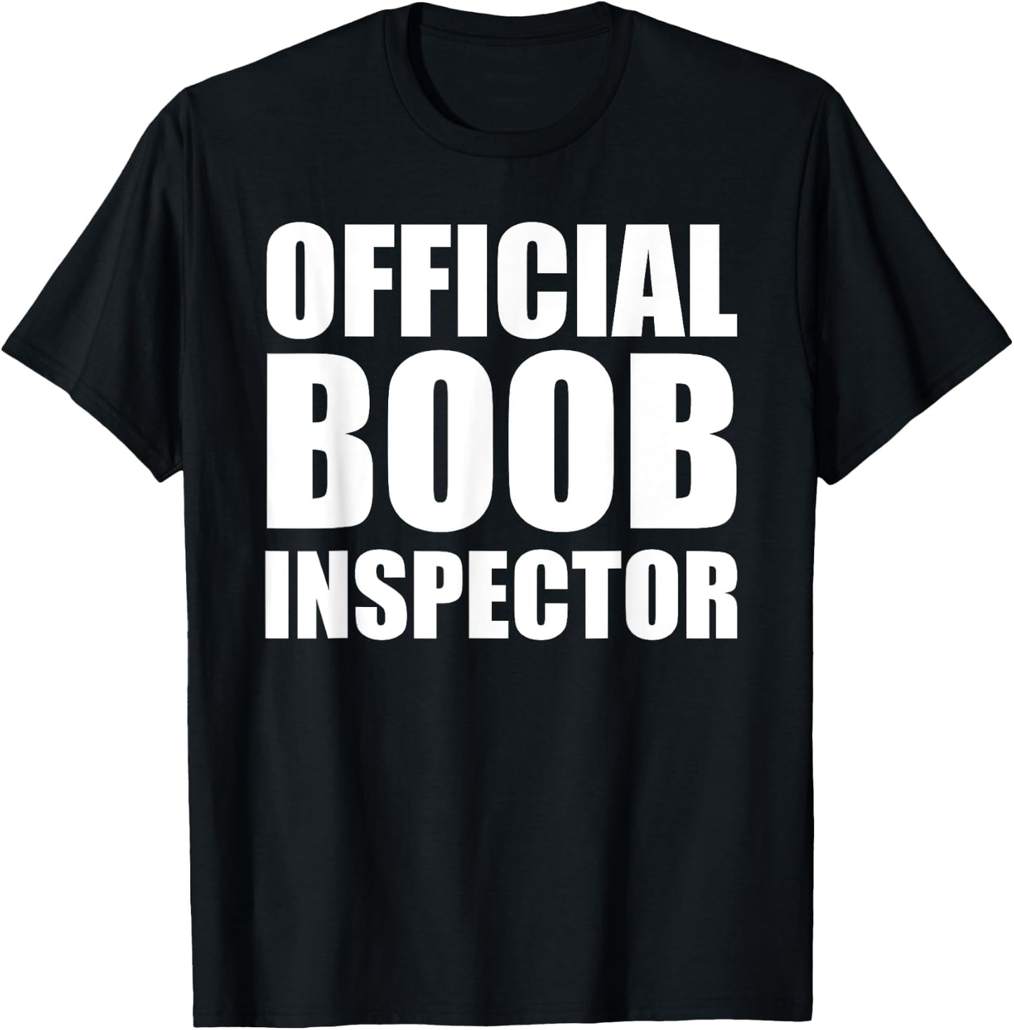 Boob Inspector Halloween Costume Gift Boobs 31st October T-Shirt - T-Shirt | Black