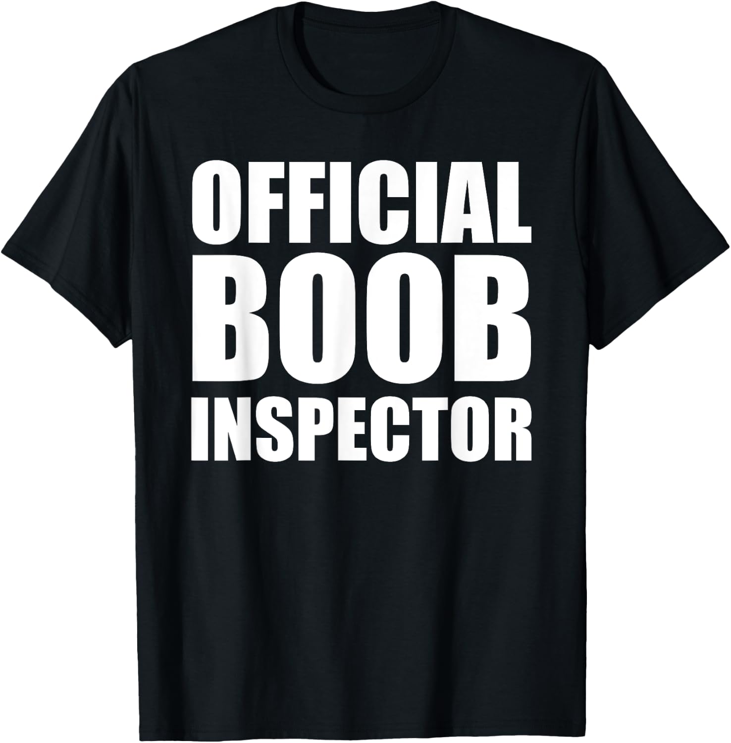 Boob Inspector Halloween Costume Gift Boobs 31st October T-Shirt - T-Shirt | Black