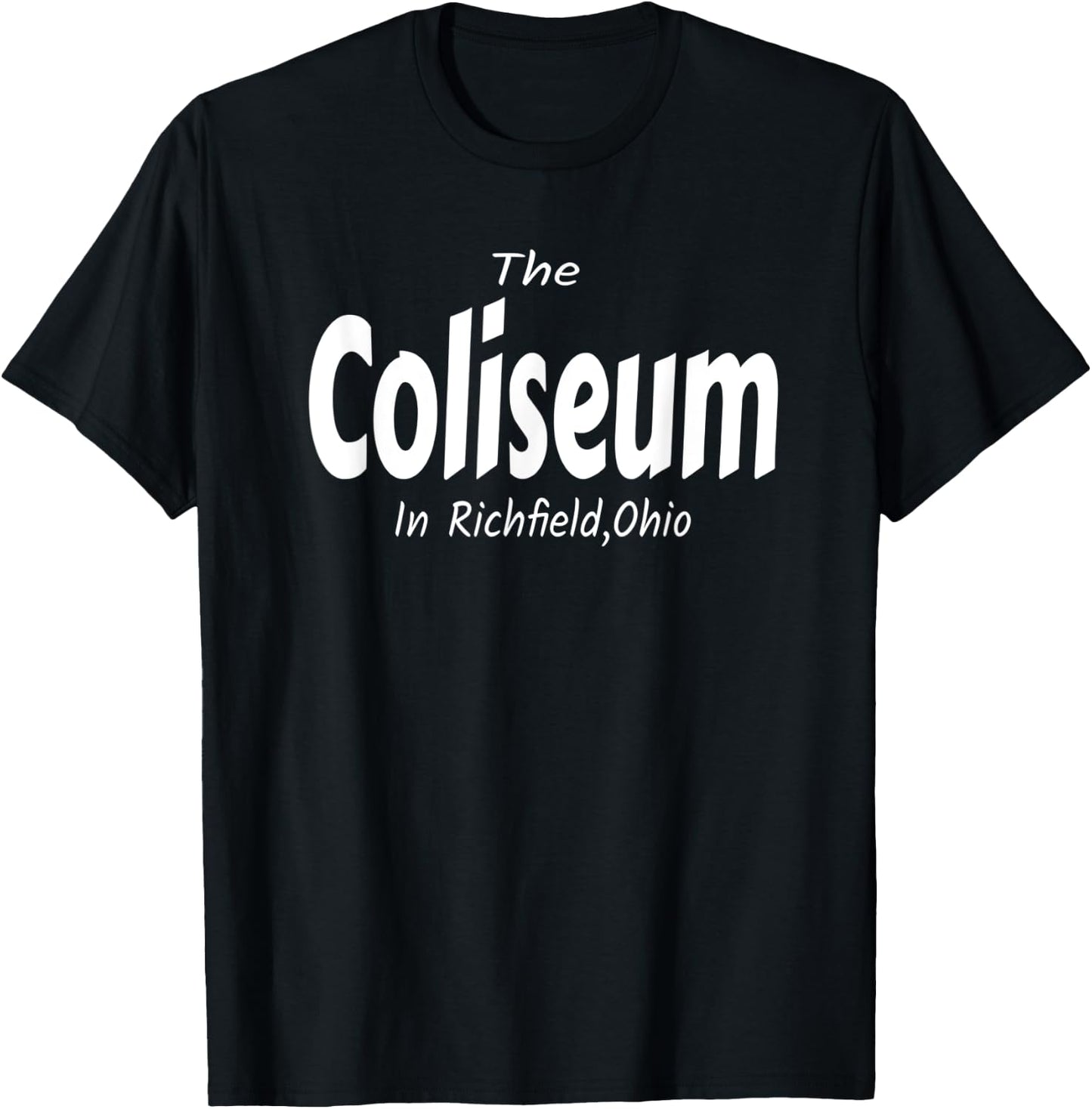 Vintage Richfield Coliseum Cleveland T-Shirt - T-Shirt | Black