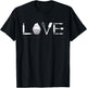 Love - Funny Cupcake Baker Pastry Baking Gift T-Shirt - T-Shirt | Black