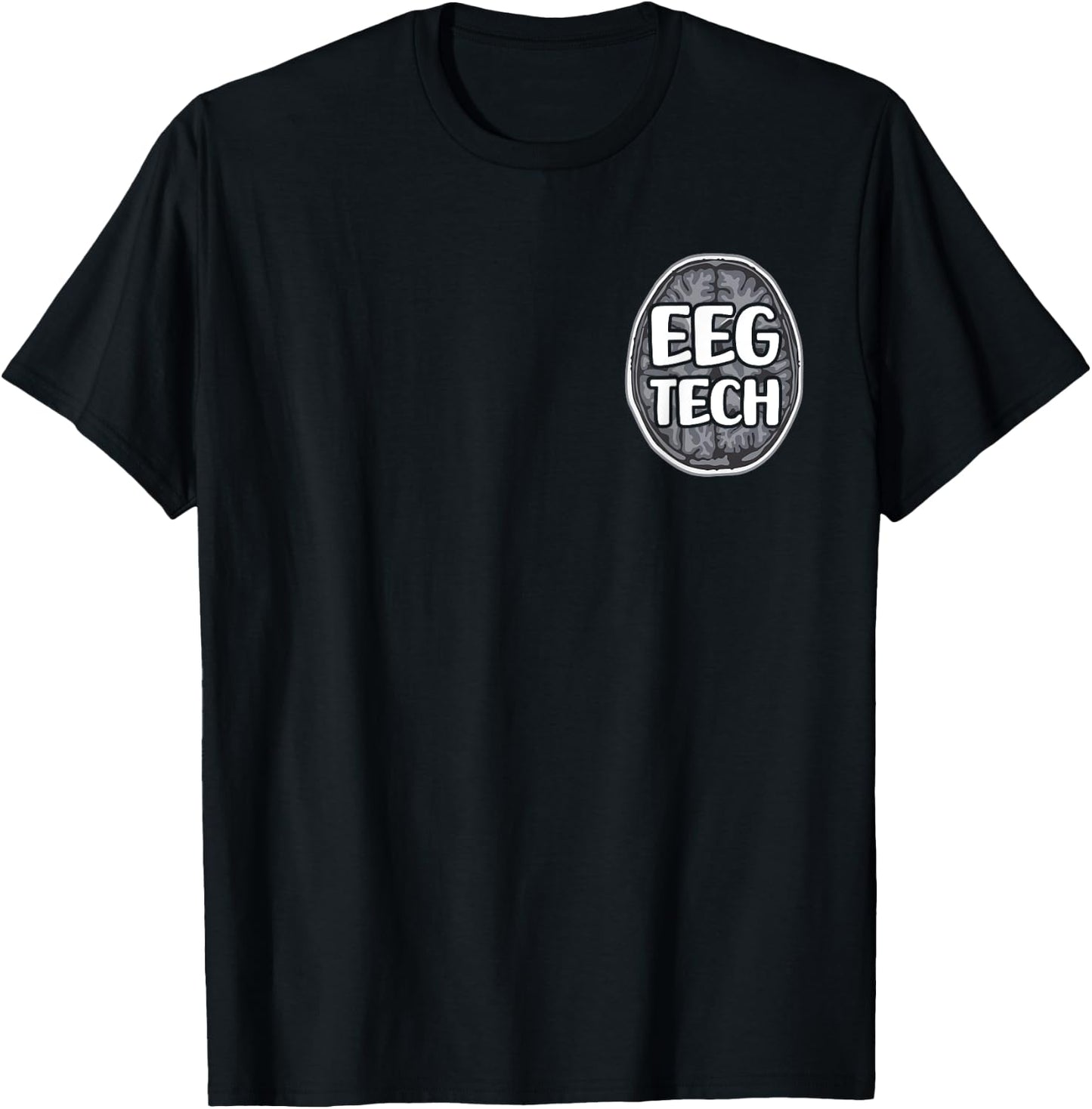 EEG Tech Neurology Technician T-Shirt - T-Shirt | Black