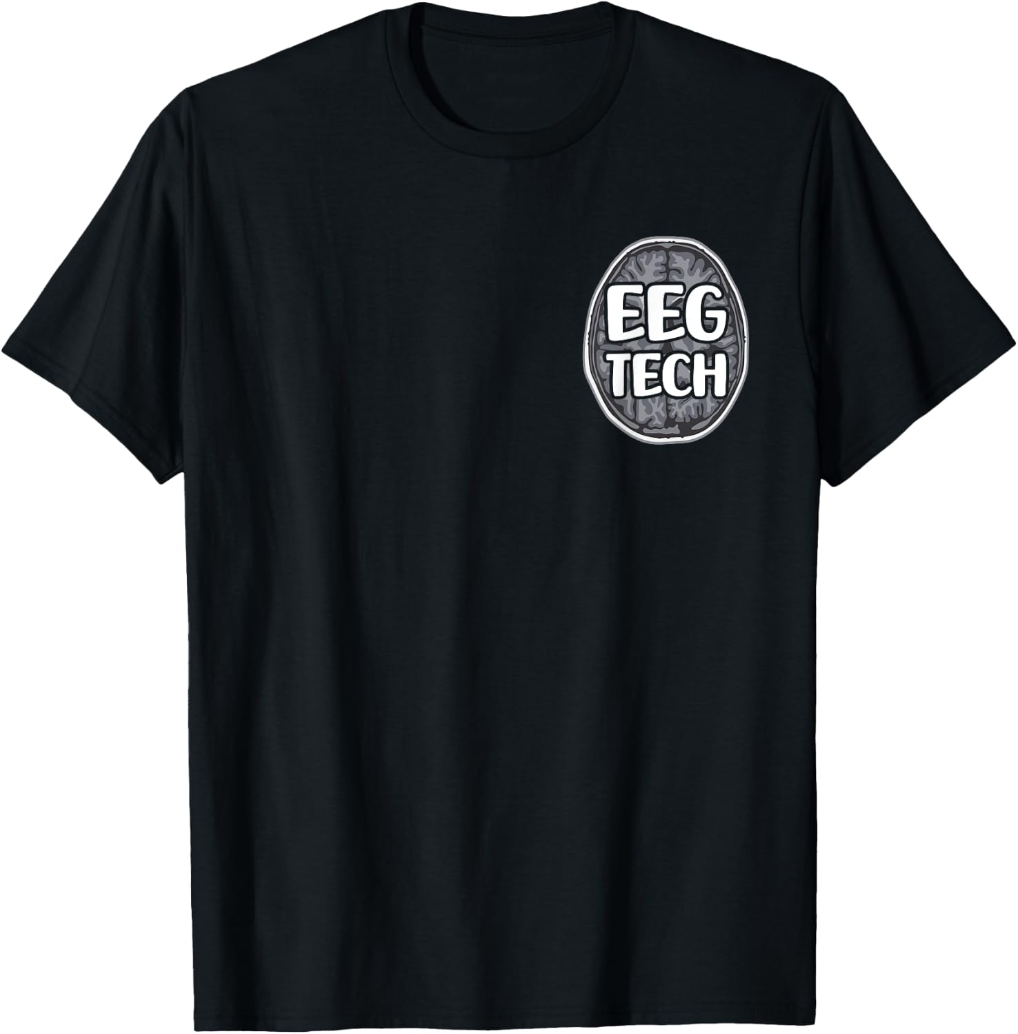 EEG Tech Neurology Technician T-Shirt - T-Shirt | Black