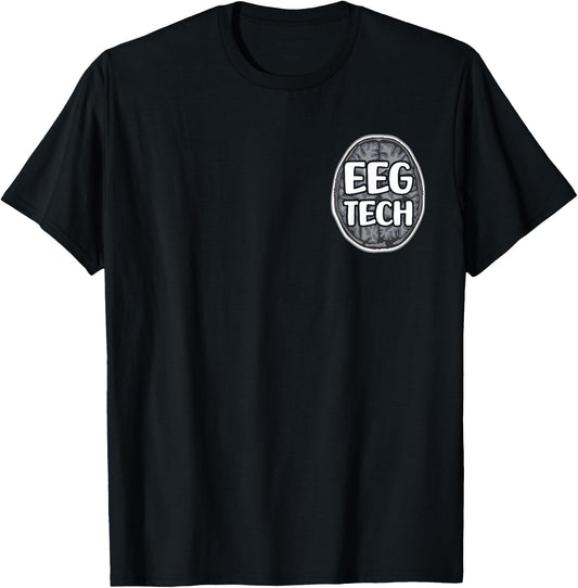 EEG Tech Neurology Technician T-Shirt - T-Shirt | Black