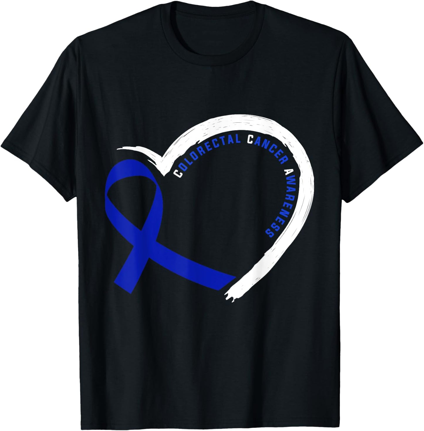Colorectal Cancer Awareness Gift -Adults Cancer Awareness Black Small Classic Fit Short Sleeve T-Shirt - T-Shirt | Black