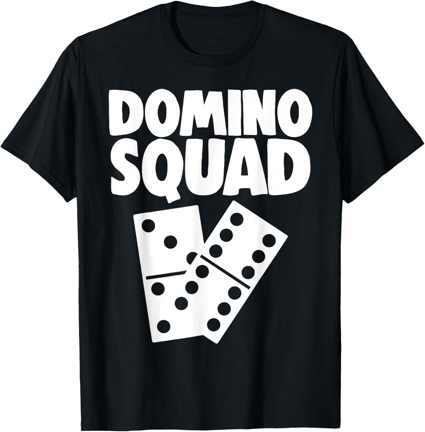 Funny Domino Squad Shirt Women Dominos Lovers Gift T-Shirt - T-Shirt | Black