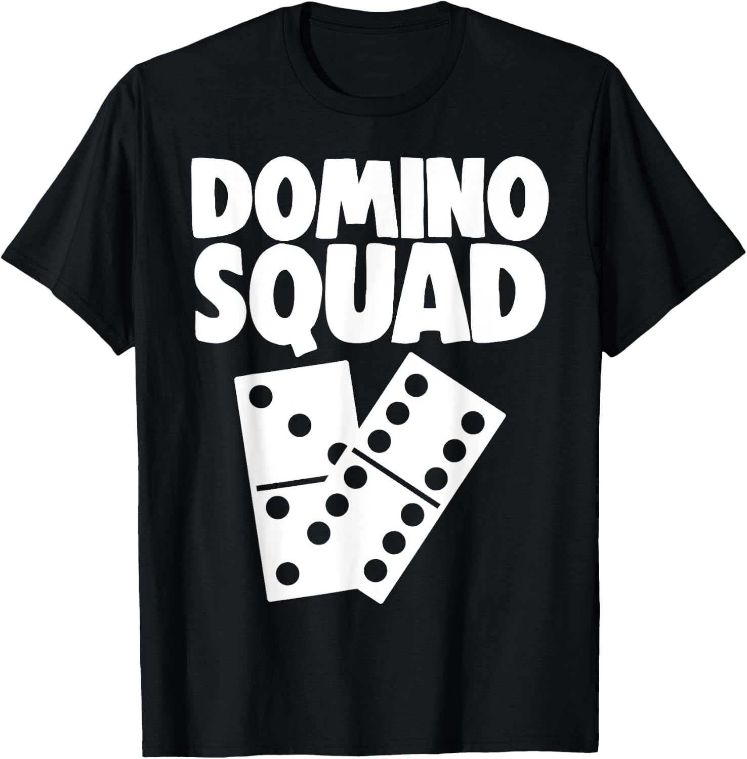 Funny Domino Squad Shirt Women Dominos Lovers Gift T-Shirt - T-Shirt | Black