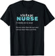Knows More Than She Says - Funny Vintage Nurse Definition T-Shirt - T-Shirt | Black