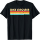 LAKE SINCLAIR GEORGIA Funny Fishing Camping Summer T-Shirt - T-Shirt | Black