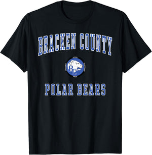 Bracken County High School Polar Bears T-Shirt - T-Shirt | Black
