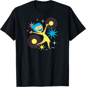 Inside Out 2 - Joy Emotion Character T-Shirt - T-Shirt | Black