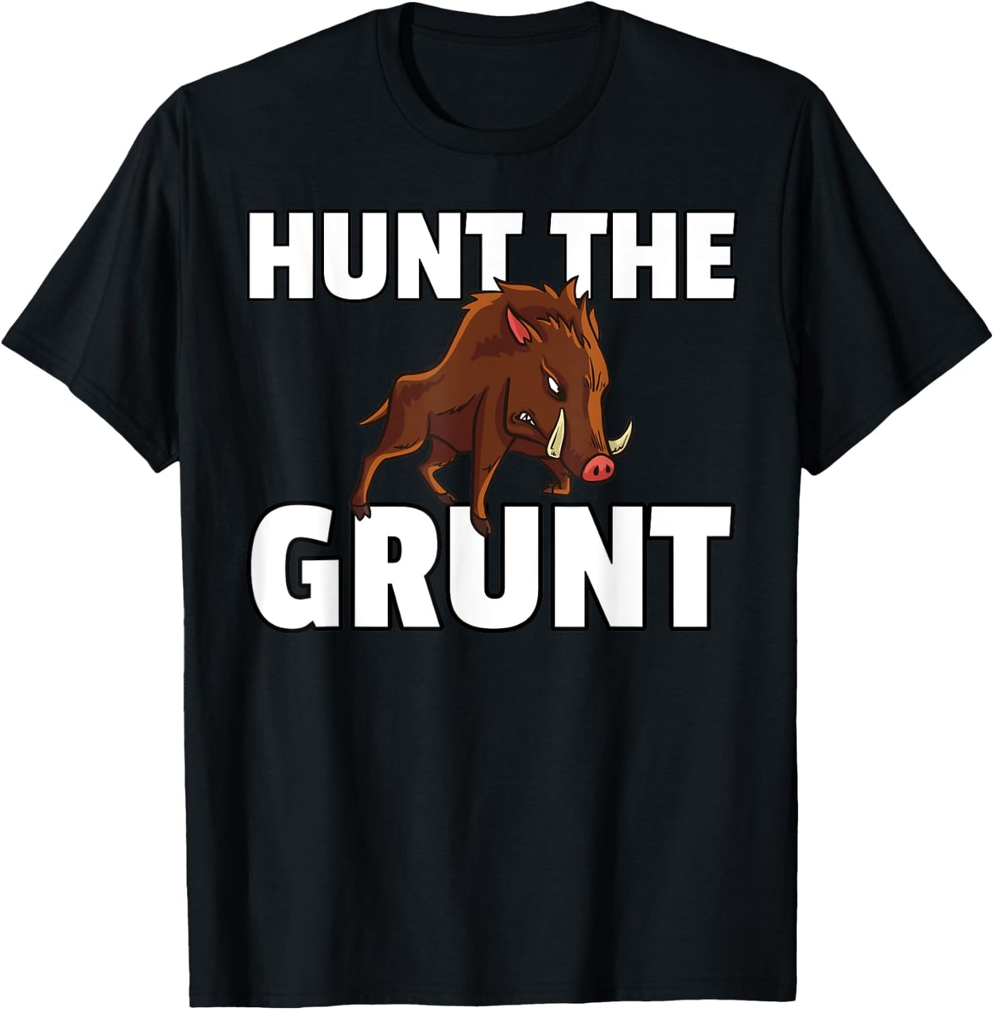 Hog Hunting Gift Boar Hunter T-Shirt - T-Shirt | Black
