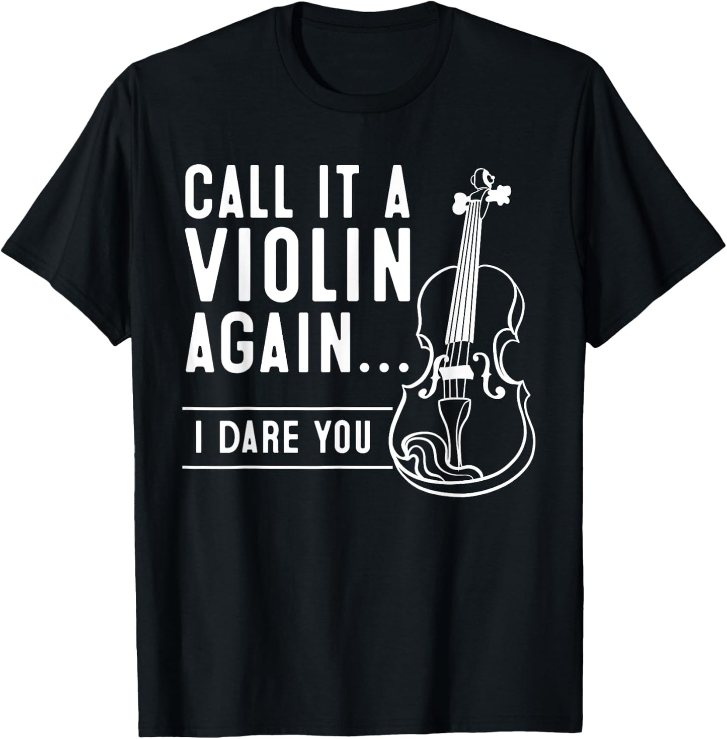 Funny Viola Player Novelty Gift Violin Student Boys Girls T-Shirt - T-Shirt | Black