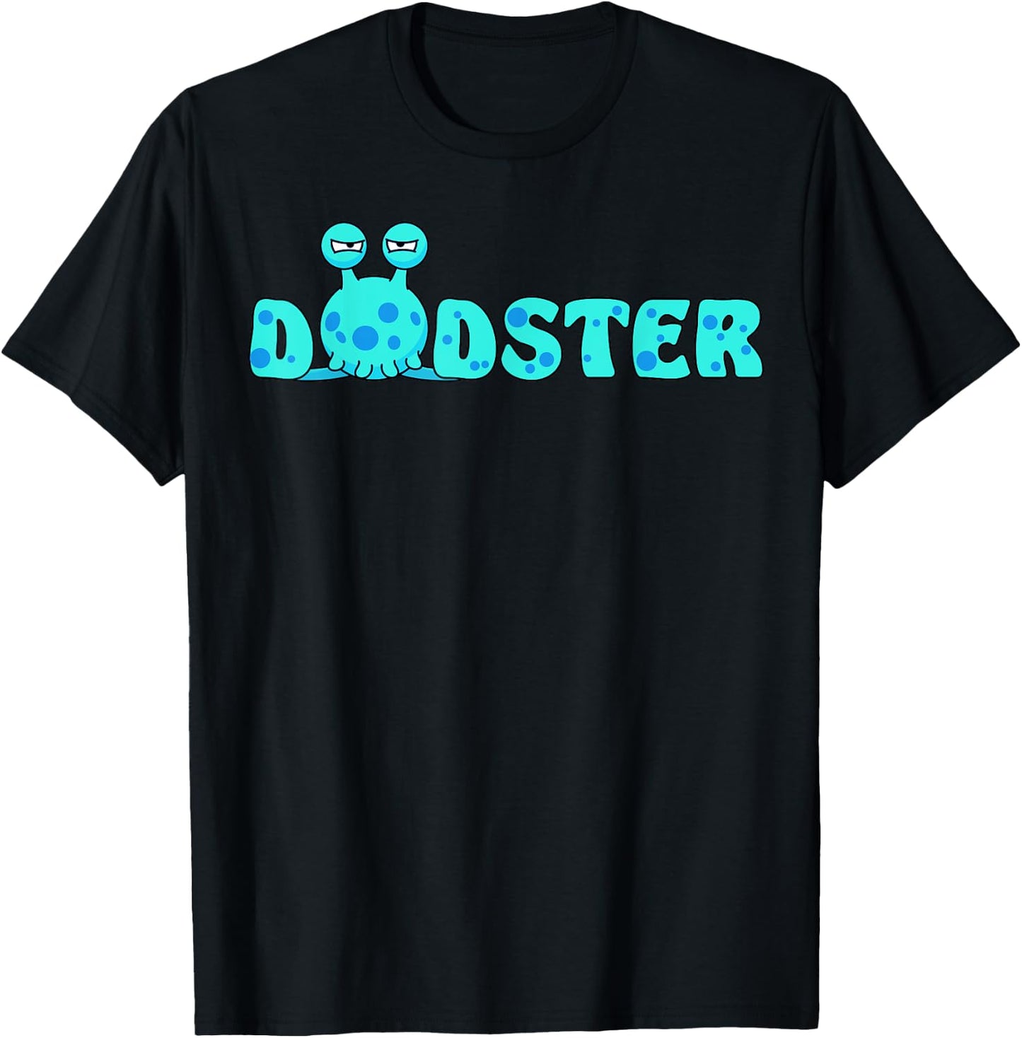 Dadster Monster Dad Funny Halloween Father Daddy T-Shirt - T-Shirt | Black