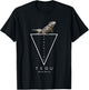Argentinian Black And White Tegu Geometric T-Shirt - T-Shirt | Black