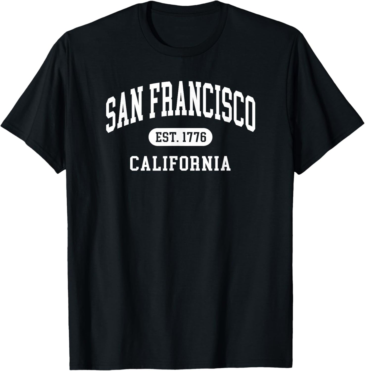 Vintage San Francisco California Souvenir Retro Throwback T-Shirt - T-Shirt | Black